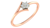 18K Gold & Diamond Ring For Women KRA10584